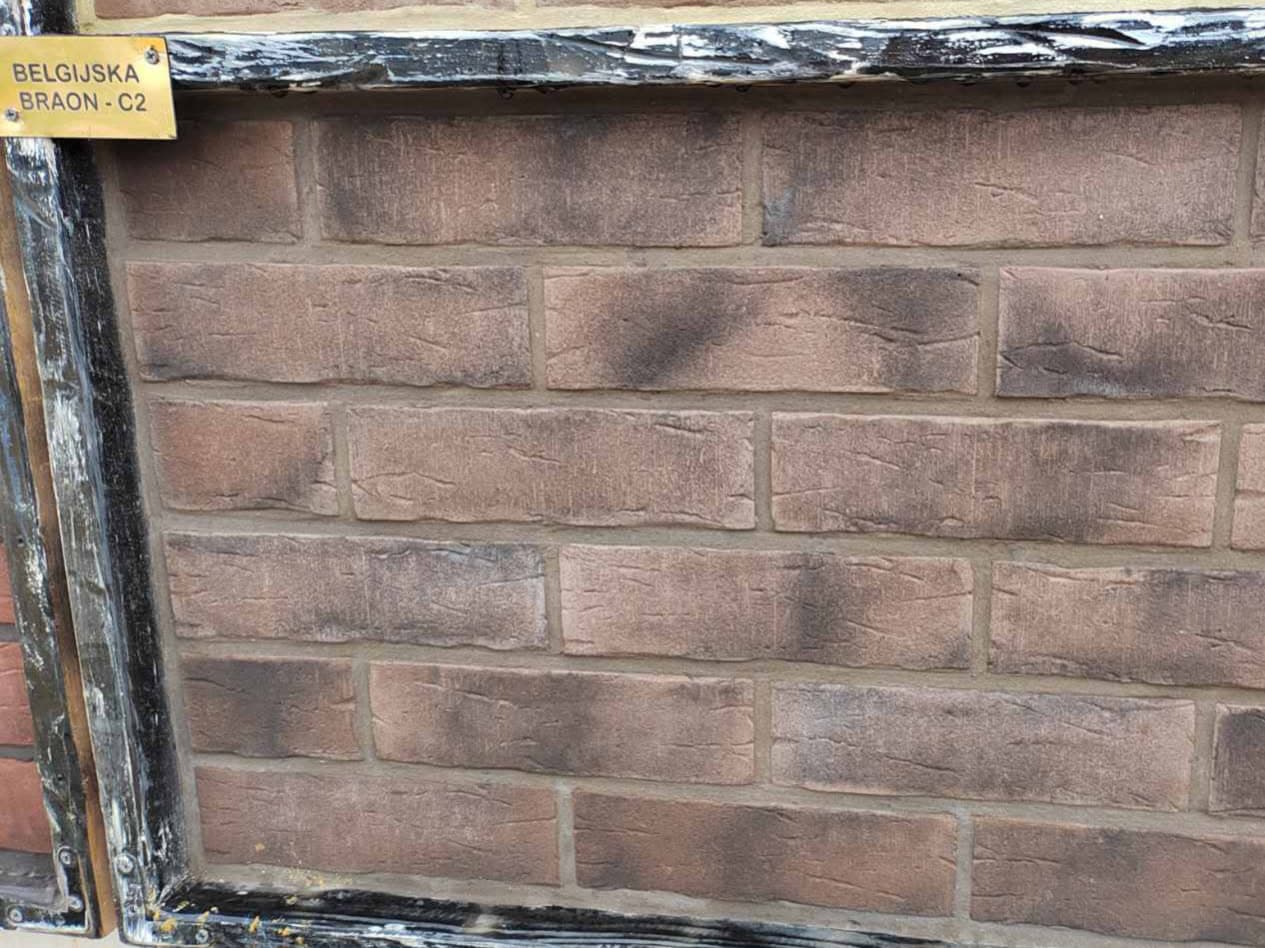 Belgijska braon dekorativna cigla