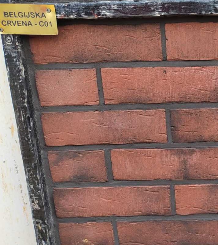 Belgijska crvena dekorativna cigla